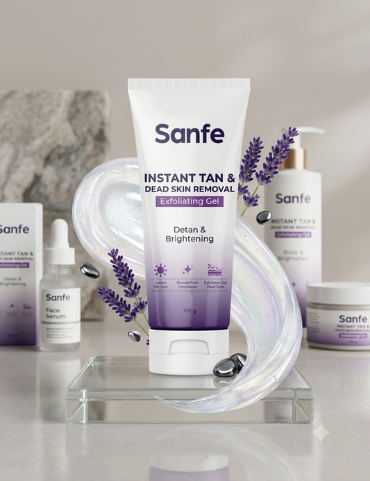 Sanfe Instant Tan & Dead Skin Removal Exfoliating Gel