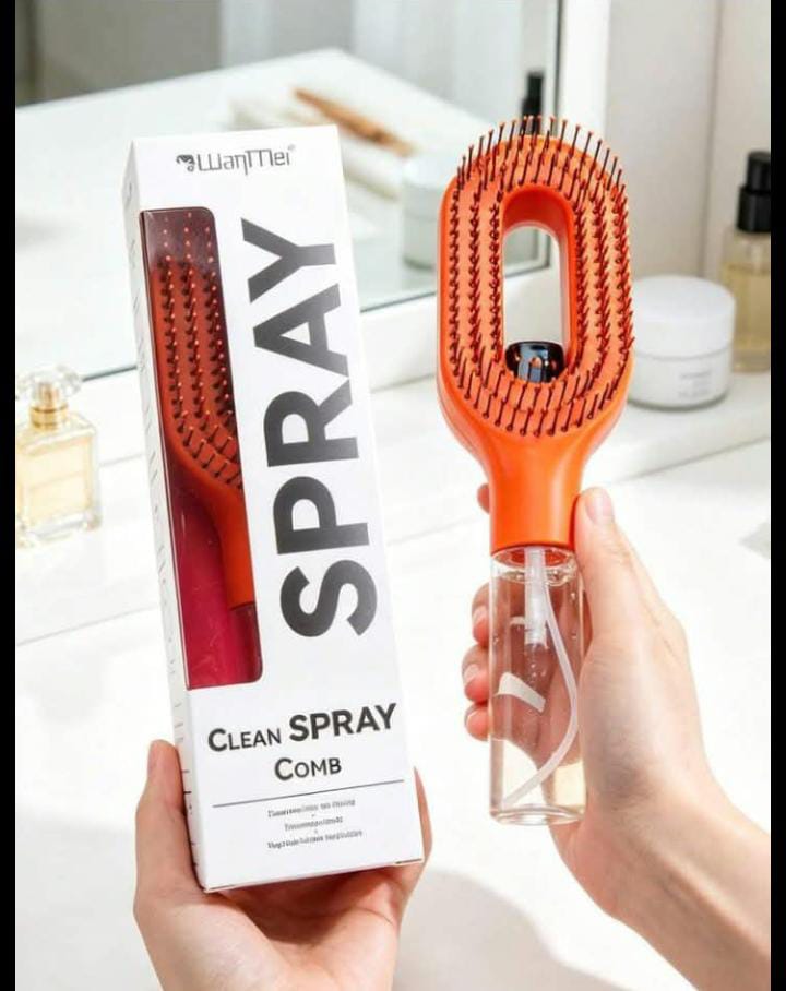 HydraComb 2-in-1 Spray Massage Hair Comb