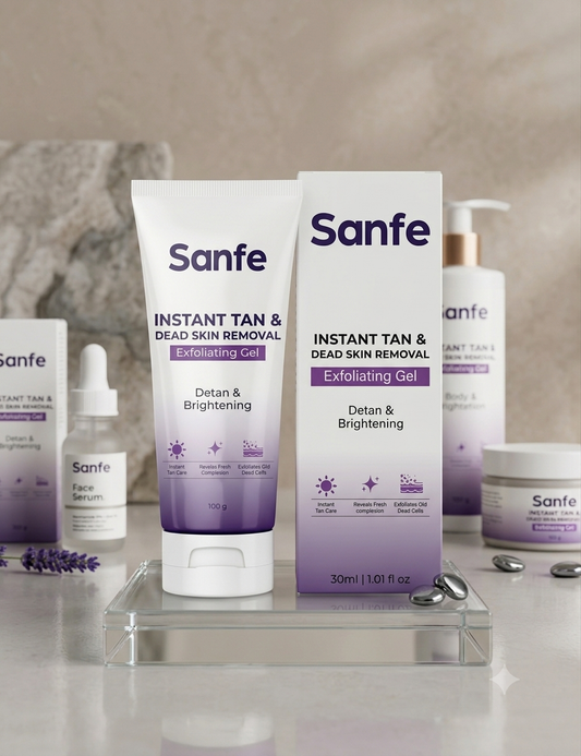 Sanfe Instant Tan & Dead Skin Removal Exfoliating Gel