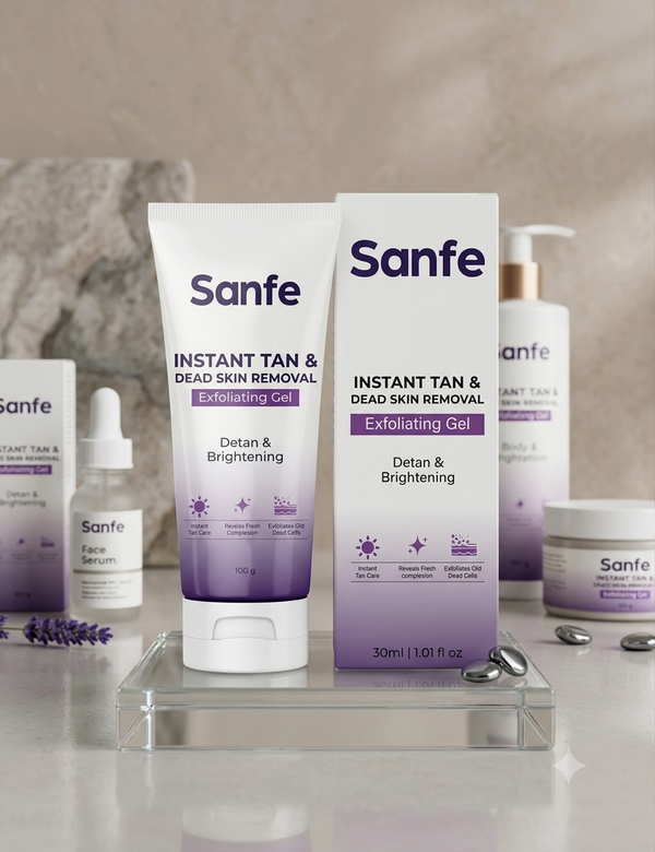 Sanfe Instant Tan & Dead Skin Removal Exfoliating Gel