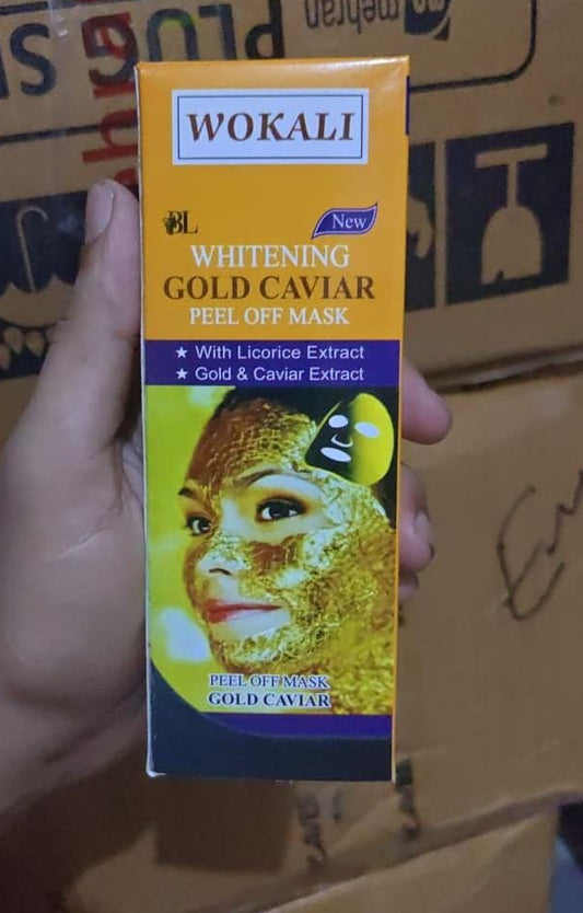 Wokali Whitening Gold Caviar Peel Off Mask