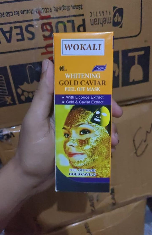 Wokali Whitening Gold Caviar Peel Off Mask